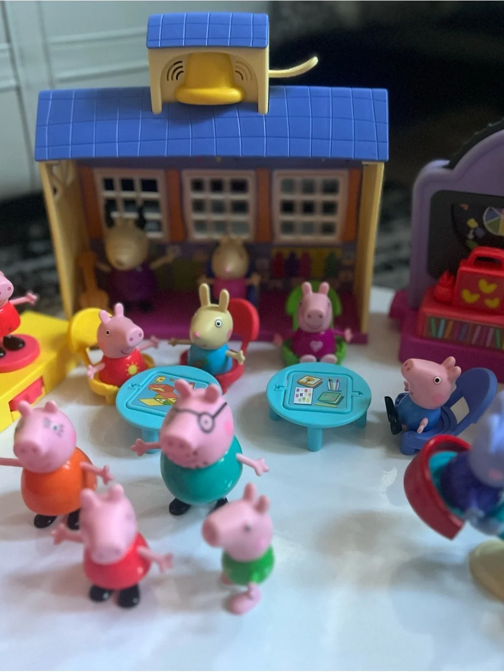 Peppa Pig Playset Figures & Accessories - Pink, Blue, Red, Purple